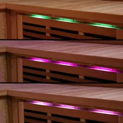 Blue Wave Radiant Saunas BSA1315 Cedar Elite 3-4 Person Infrared Sauna Wood