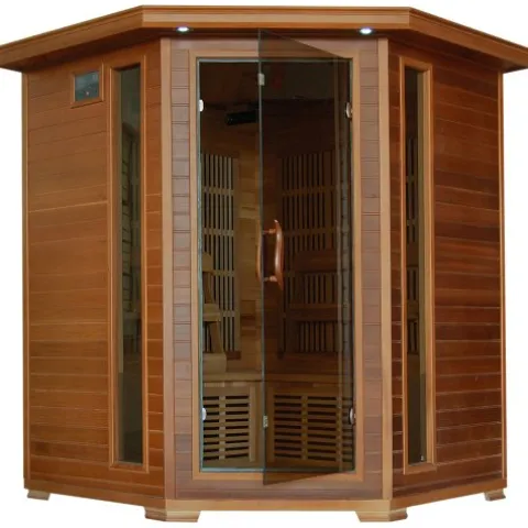 Blue Wave Radiant Saunas BSA1320 Whistler Cedar Infrared Sauna 3-4 Person
