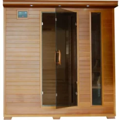 Blue Wave Radiant Saunas BSA1323 6 Cedar Carbon Infrared Sauna 5+ Person