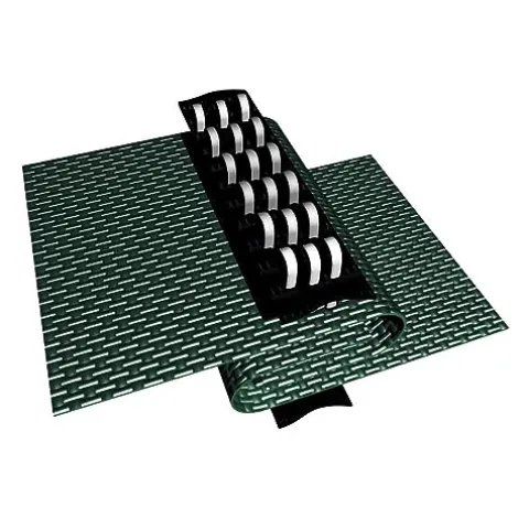 Blue Wave Rectangular In Ground Pool Safety Cover with Center Step Blue