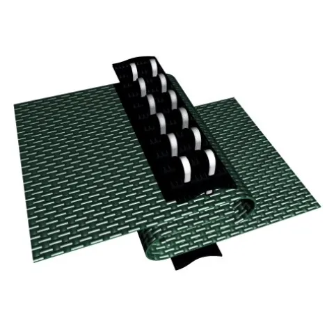 Blue Wave Rectangular In Ground Pool Safety Cover with Center Step Green