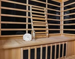 Blue Wave Sirona 3-Person Hemlock Infrared Sauna Espresso