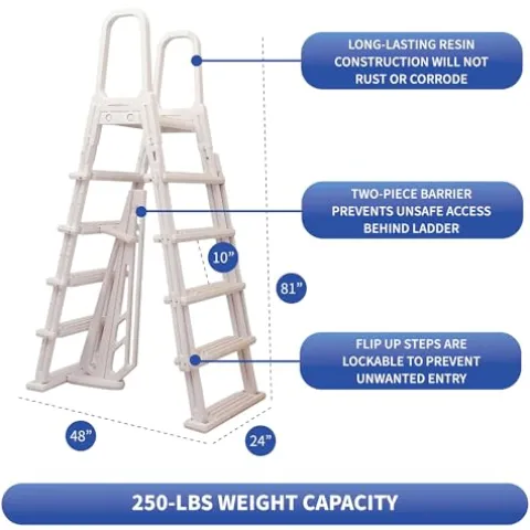 Blue Wave Trinity 18-ft Round 52-in Deep Steel Wall Above Ground Pool Package Gray