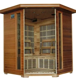 Blue Wave Whistler – 4 Person Corner Cedar Heatwave Sauna