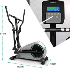 Bluefin Fitness CURV 2.0 Elliptical Cross Trainer Black