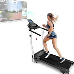 Bluefin Fitness KICK 2.0 High-Speed Folding Treadmill Black