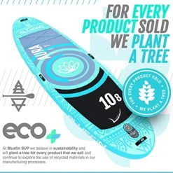 Bluefin SUP 10′8″ Aura FIT Stand Up Paddle Board Kit Blue