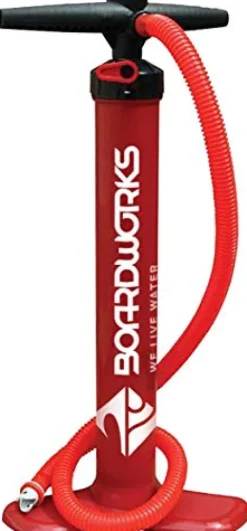 Boardworks Kraken All-Water Inflatable Stand-Up Paddleboard SUP Complete Kit 11′ White/Blue/Orange