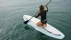 Boardworks Kraken Stand Up Paddleboard Epoxy Hardboard Bamboo/Grey/Ocean