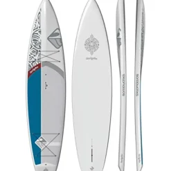 Boardworks Navigator Touring Stand Up Paddleboard 11′ 6″ White/Grey/Blue