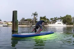 Boardworks SHUBU Sōlr Inflatable Stand-Up Paddle Board (iSUP) White/Grey/Blue