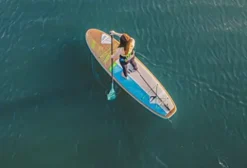 Boardworks Versa Recreational Stand Up Paddleboard Bamboo/Blue