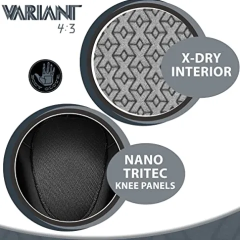 Body Glove Men’s Variant 4/3MM Long Sleeve Chest-Zip Full Wetsuit Grey/Black