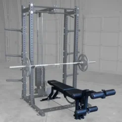 Body-Solid Adjustable Weight Bench with Leg Developer Black