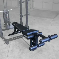 Body-Solid Adjustable Weight Bench with Leg Developer Black