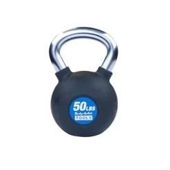 Body-Solid Cast Iron Kettlebell Set 5-50lb Black