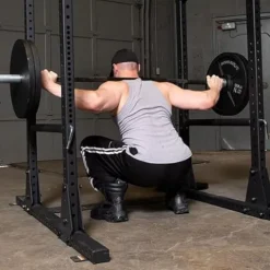 Body-Solid Cast Iron Olympic Weight Plate Set 500lbs with Bar Black