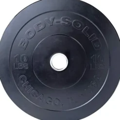 Body-Solid Chicago Extreme Bumper Plate Black