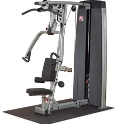 Body-Solid DPLS-F Pro Dual Vertical Press and LAT Machine Grey, Black