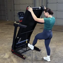Body-Solid Foldable Incline Treadmill Black