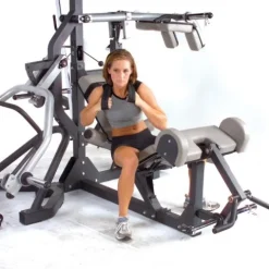 Body-Solid Free-Weight Leverage Gym with Squat Attachment Black