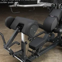 Body-Solid Free-Weight Leverage Gym with Squat Attachment Black