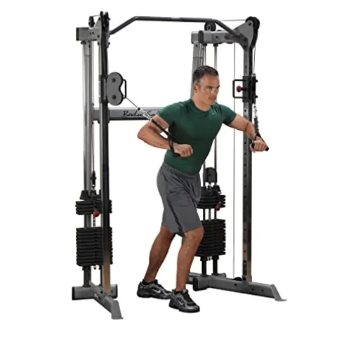 Body-Solid Functional Training Center Dual 310 lbs. Weight Stacks Grey