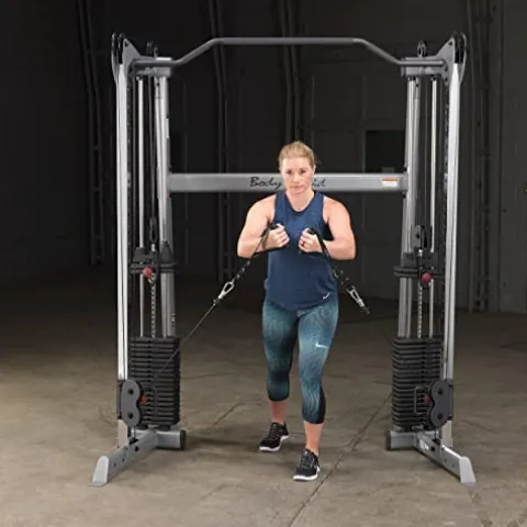 Body-Solid Functional Training Center Dual 310 lbs. Weight Stacks Grey