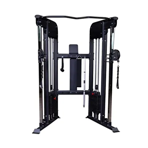 Body-Solid Functional Trainer – Dual 160lb Weight Stacks Black