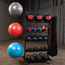 Body-Solid GAR250 Accessory Tower Black