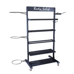 Body-Solid GAR250 Accessory Tower Black