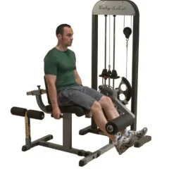 Body-Solid GCEC-STK Leg Extension and Leg Curl Machine Grey/Black