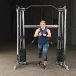 Body-Solid GDCC200 Cable Crossover Exercise Machine Grey/Black