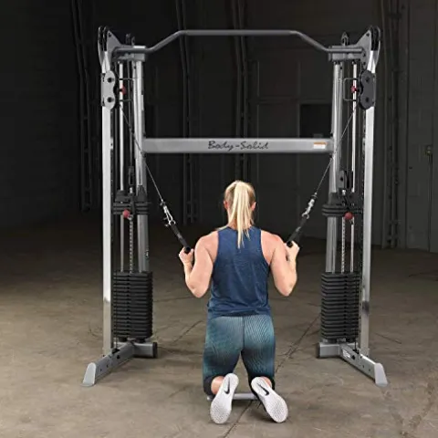 Body-Solid GDCC200 Cable Crossover Exercise Machine Grey/Black