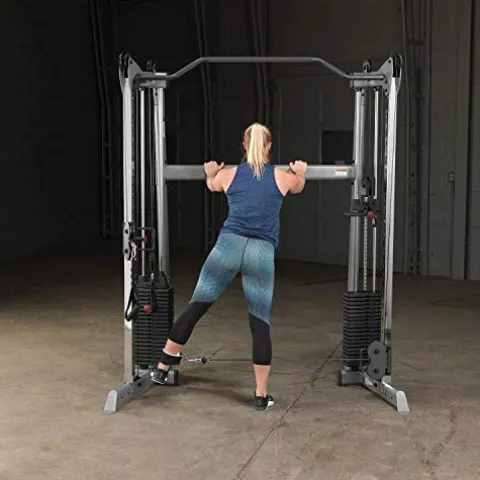 Body-Solid GDCC200 Cable Crossover Exercise Machine Grey/Black