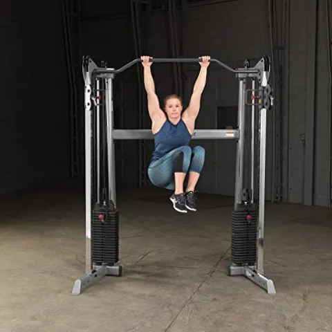 Body-Solid GDCC200 Cable Crossover Exercise Machine Grey/Black