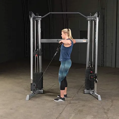 Body-Solid GDCC200 Cable Crossover Exercise Machine Grey/Black