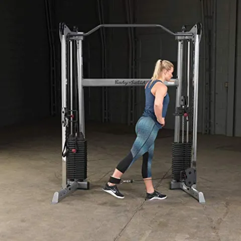Body-Solid GDCC200 Cable Crossover Exercise Machine Grey/Black