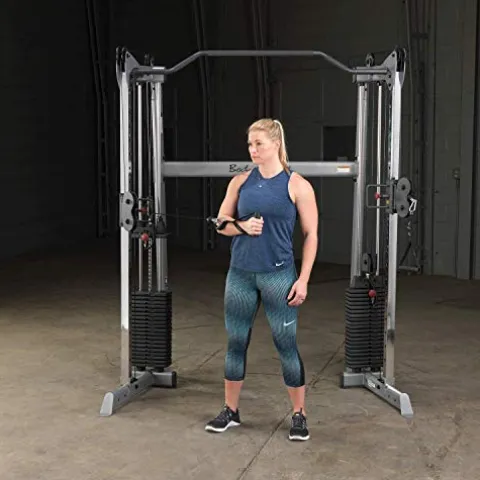 Body-Solid GDCC200 Cable Crossover Exercise Machine Grey/Black