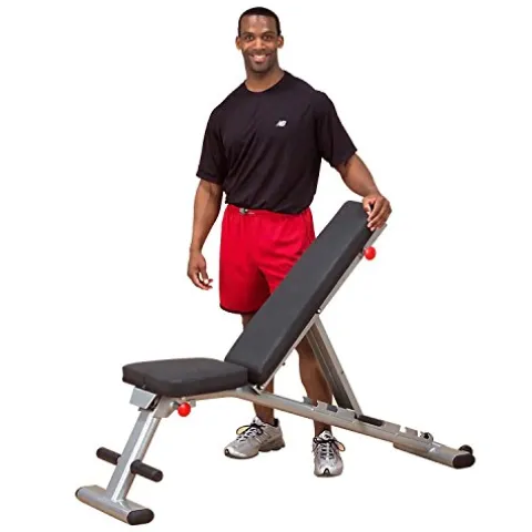 Body-Solid GFID225 Folding Adjustable Weight Bench Gray