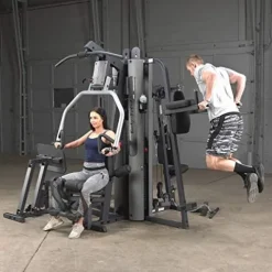 Body-Solid GKR9 Vertical Knee Raise and Dip Station Black