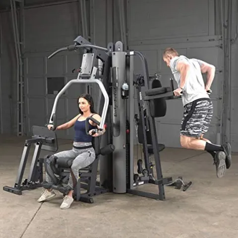 Body-Solid GKR9 Vertical Knee Raise and Dip Station Black