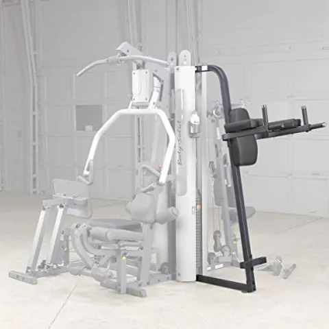 Body-Solid GKR9 Vertical Knee Raise and Dip Station Black