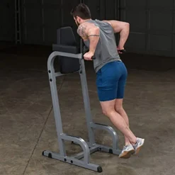 Body-Solid GVKR60 Vertical Knee Raise with Dip Station Grey/Black
