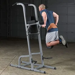 Body-Solid GVKR82 Vertical Knee Raise Machine Gray