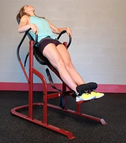 Body-Solid Heavy Duty Lumbar Inversion Table Red