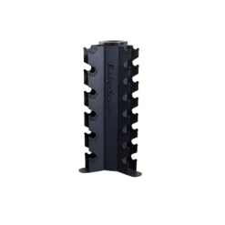 Body-Solid Hex Dumbbell Set with Rack Black/Grey