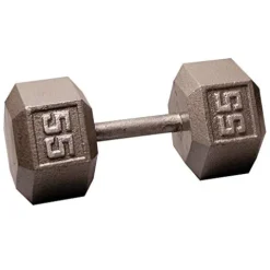 Body-Solid Hex Dumbbells Black