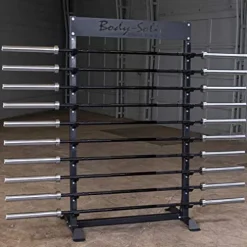 Body-Solid Horizontal Barbell Rack Black