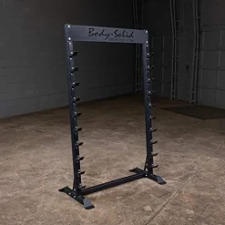 Body-Solid Horizontal Barbell Rack Black